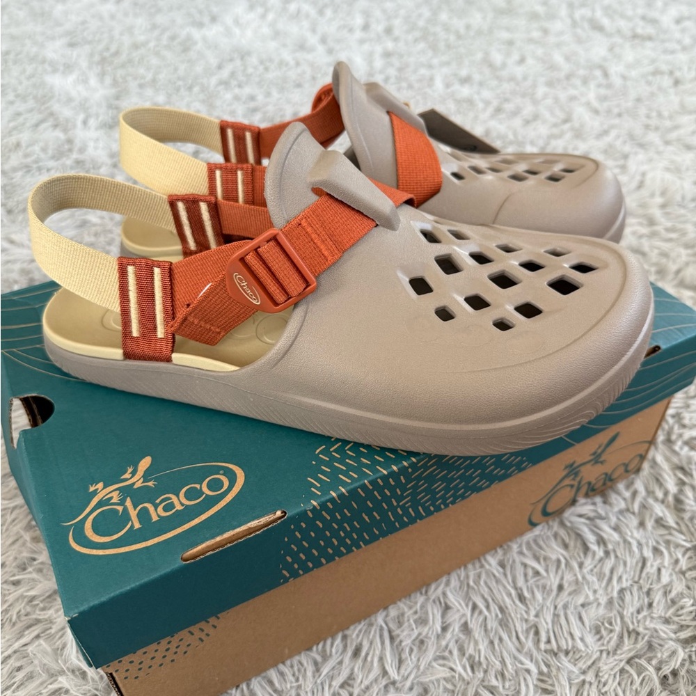 Chaco Kids Sandals - Beige and Orange